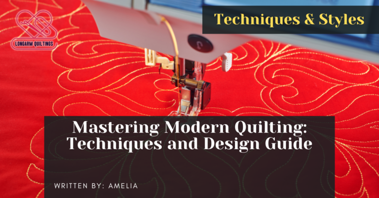 Mastering Modern Quilting: Techniques and Design Guide